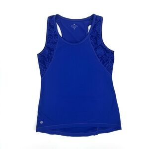 ⭐️Scoopneck Blue Athleta Activewear Athletic Tank Top Gym Outdoors Sz M Workout